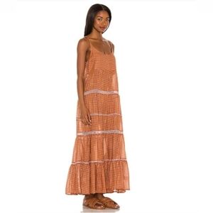 Free People Midnight Dance Dress Rust Medium